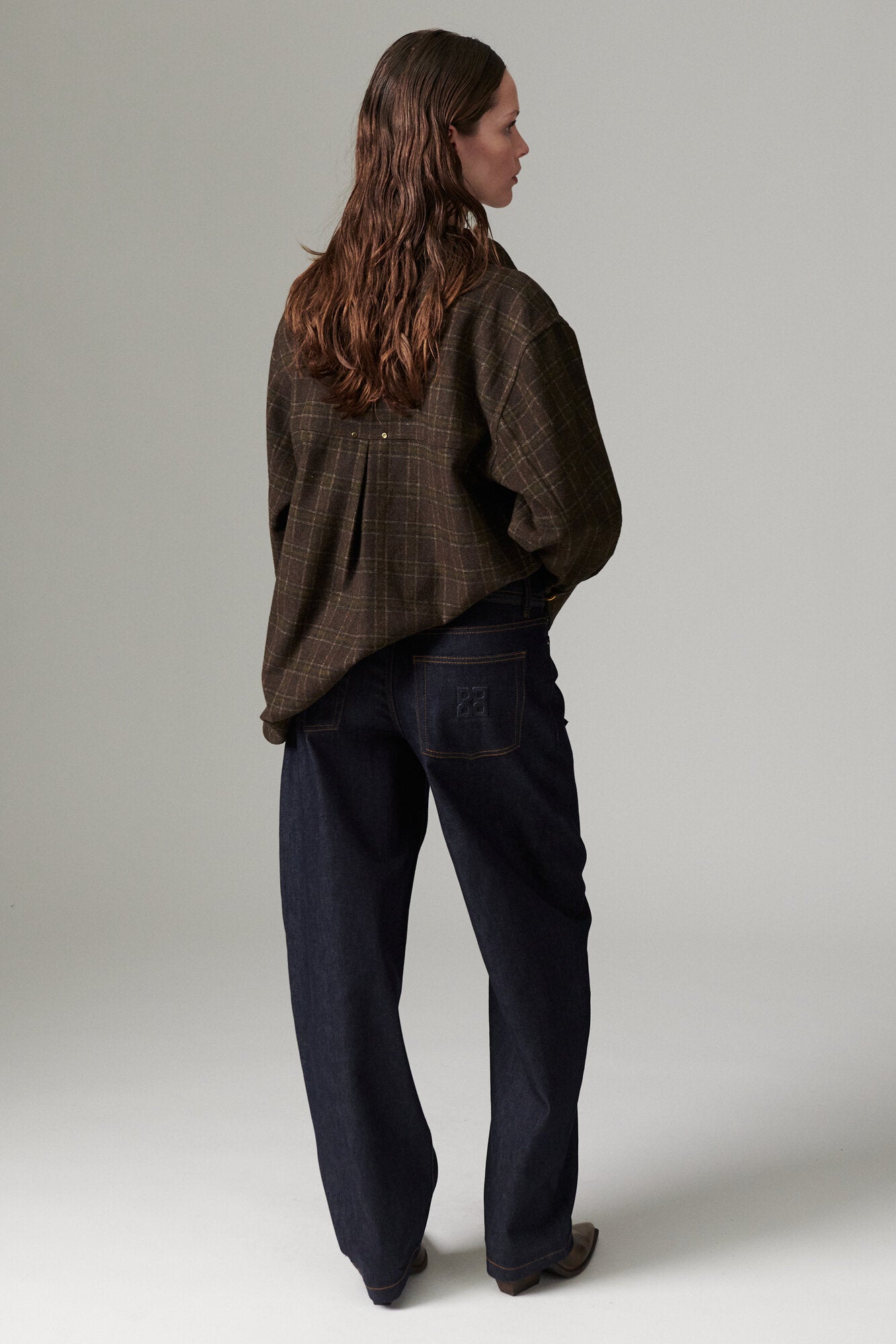 Hara Flanello skjorte - Brown Check